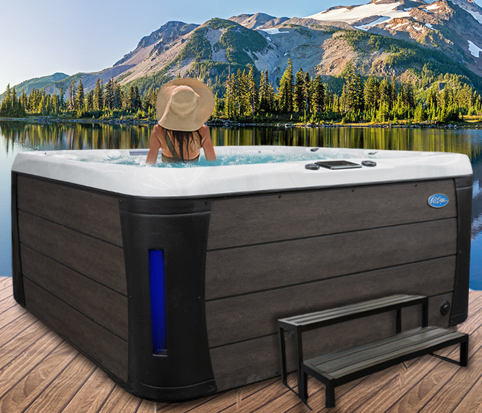 Calspas hot tub being used in a family setting - hot tubs spas for sale Ocala
